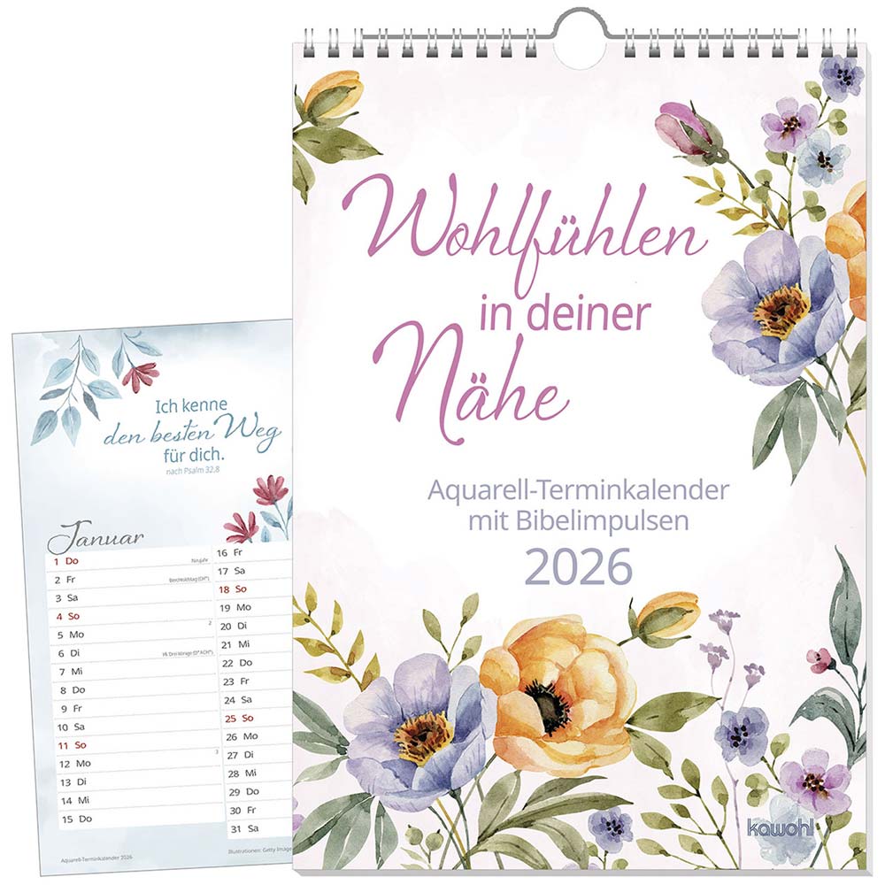 Wohlfühlen in deiner Nähe 2026 - Wandkalender