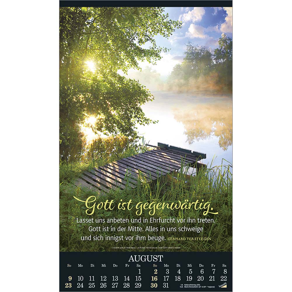 Alles in uns schweige 2026 - Wandkalender