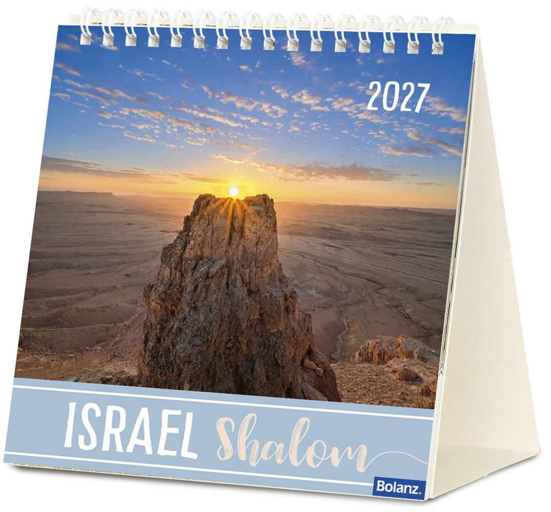 Israel Shalom 2027 - Tischkalender