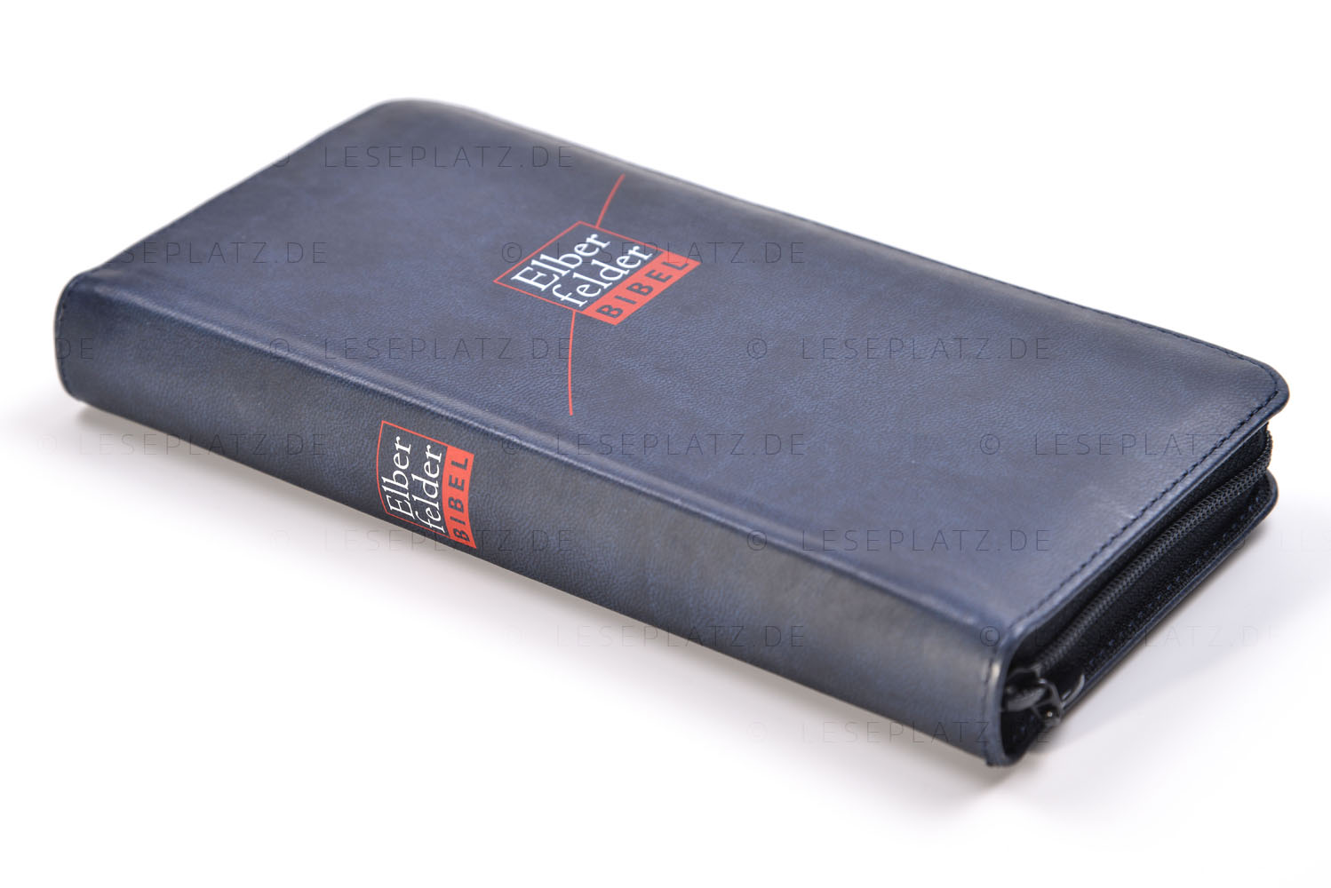 271225_04 Elberfelder Bibel 2006 Pocket Edition - Kunstleder dunkelblau, mit Reißverschluss