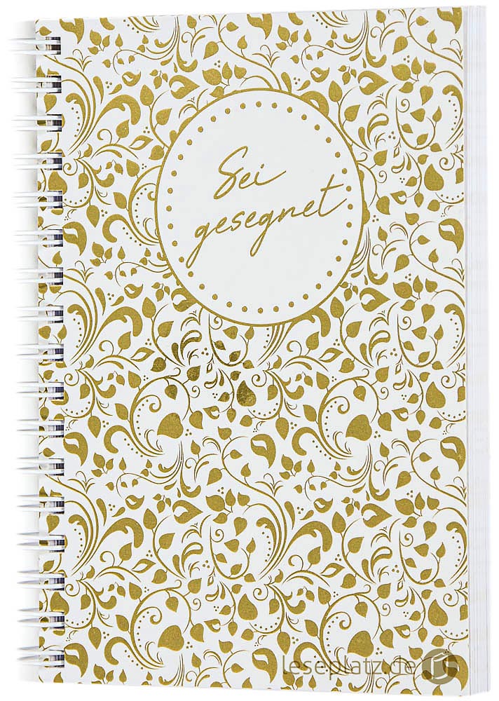 Memo Block A6: Sei gesegnet (Gold-Edition)