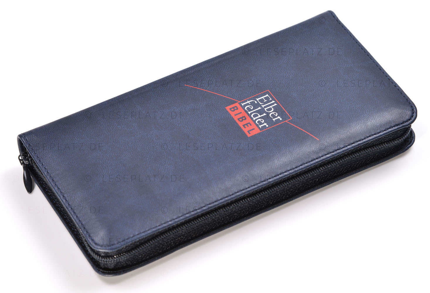 271225_01 Elberfelder Bibel 2006 Pocket Edition - Kunstleder dunkelblau, mit Reißverschluss