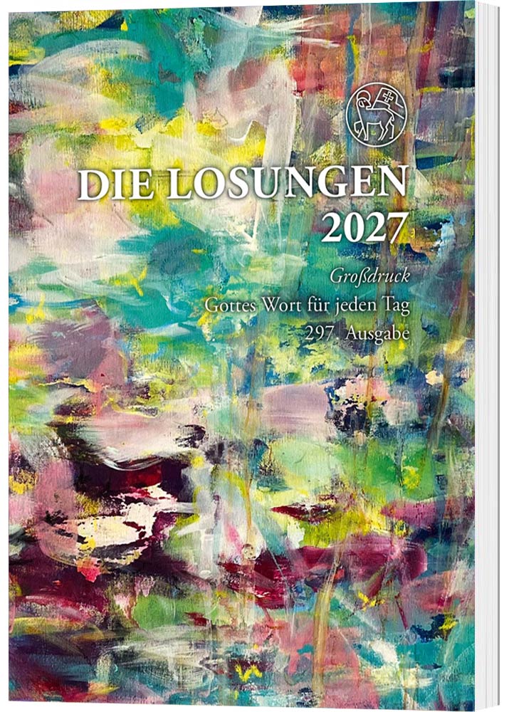 Losungen 2027 bunt - Großdruck Geschenkausgabe