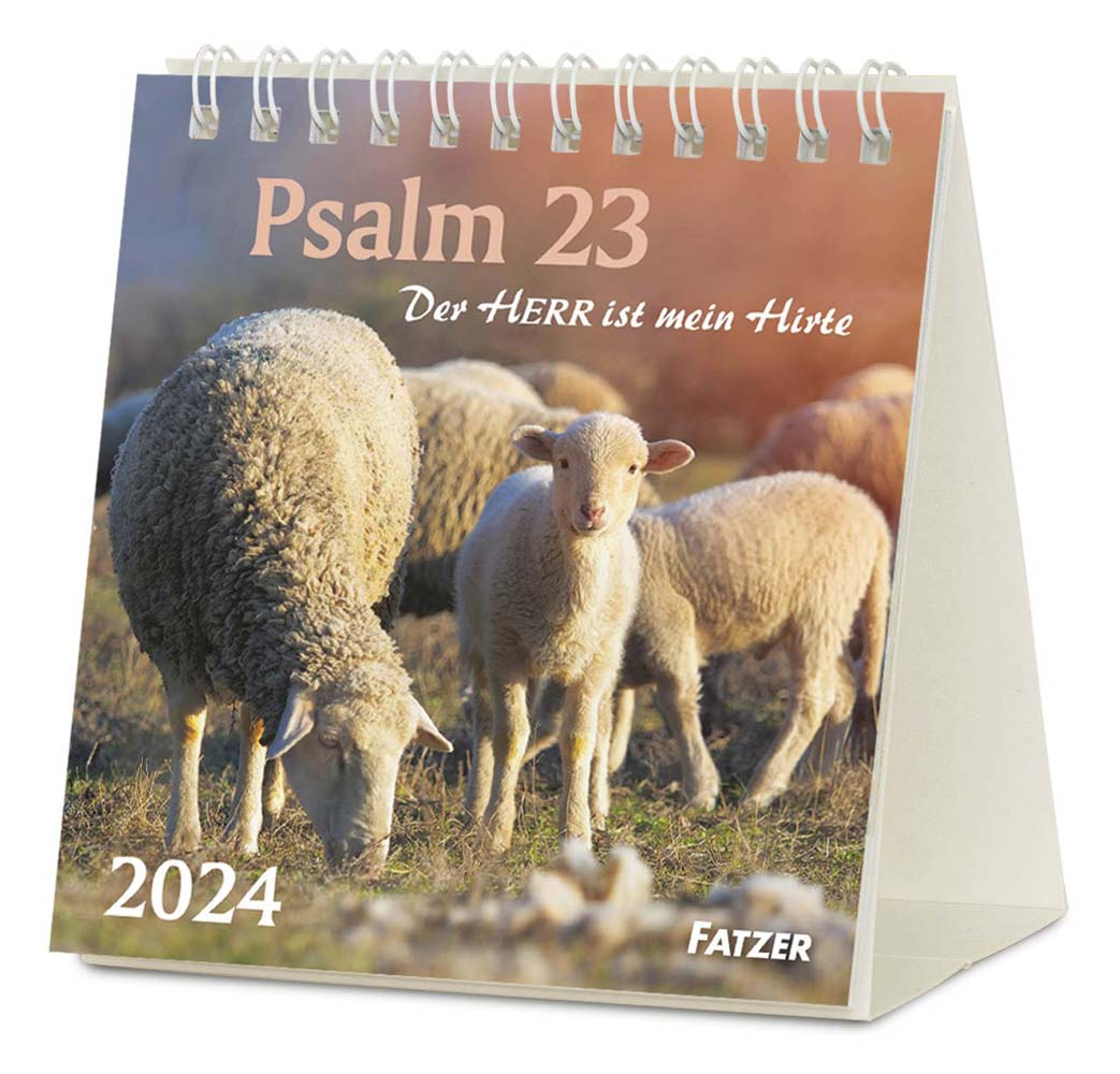 Psalm 23 - Tischkalender 2024 Psalm 23 - Tischkalender 2024