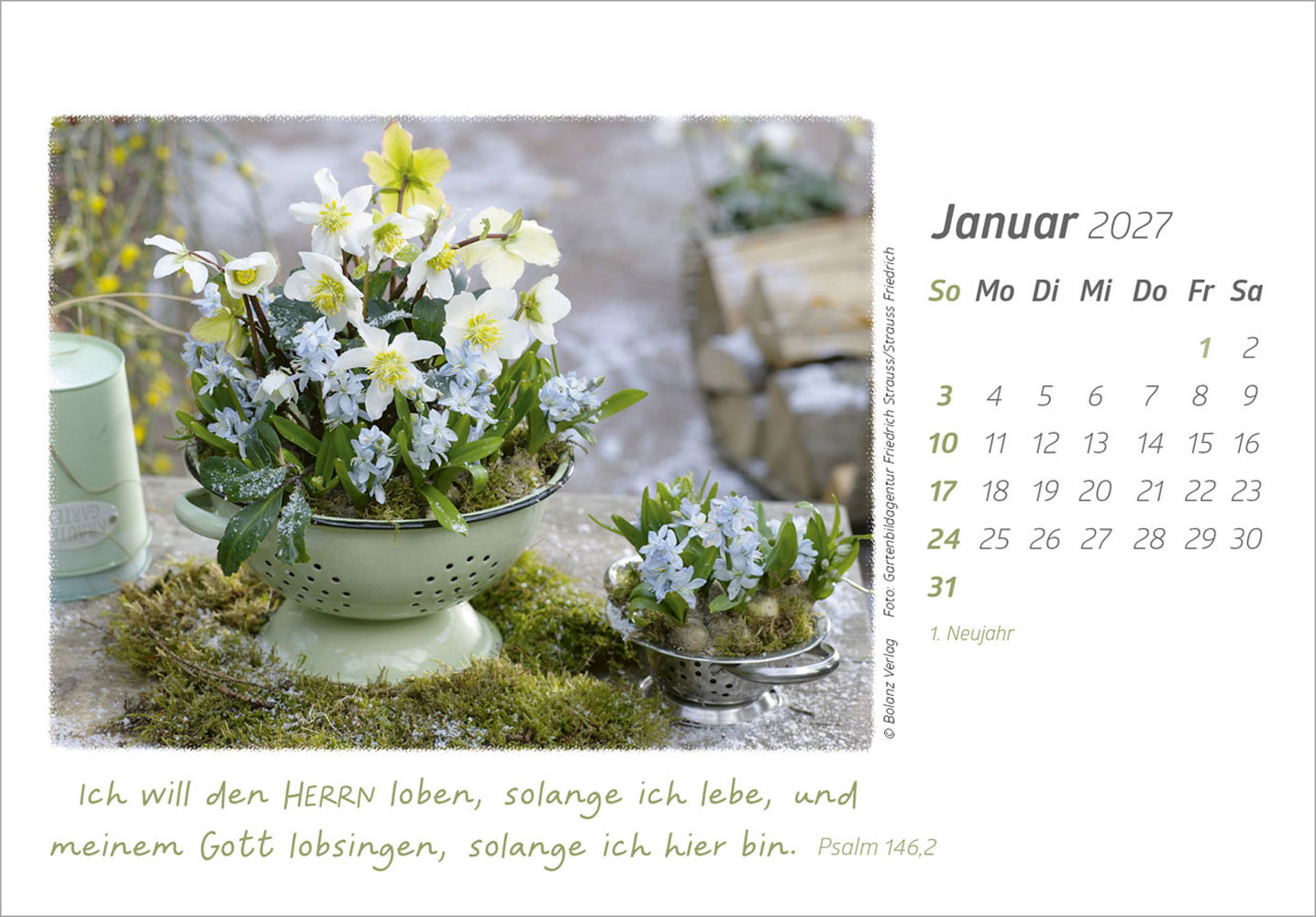Die Güte Gottes preisen 2027 - Aufstellkalender