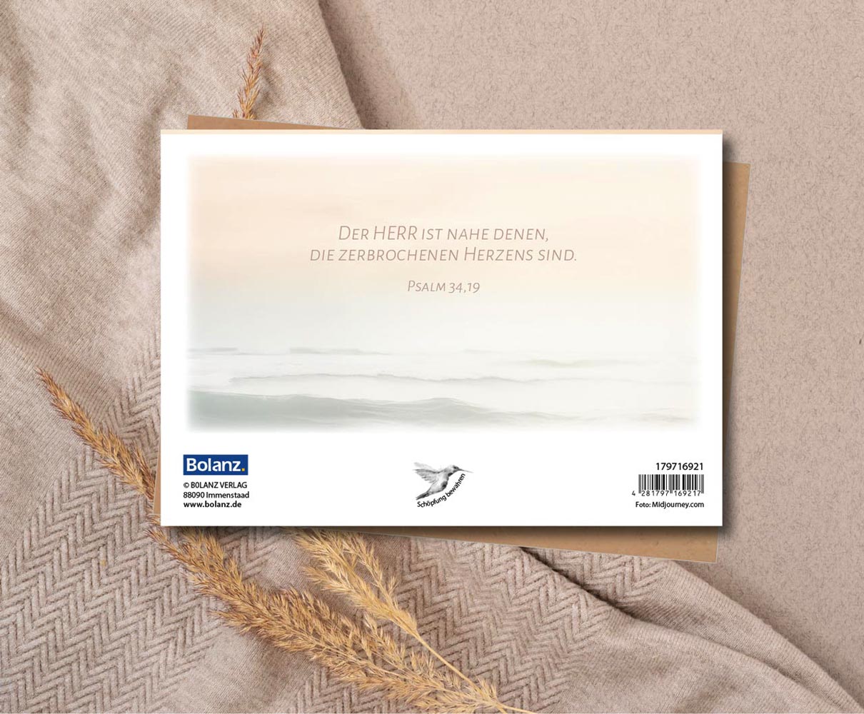 Faltkarte "In stiller Trauer"