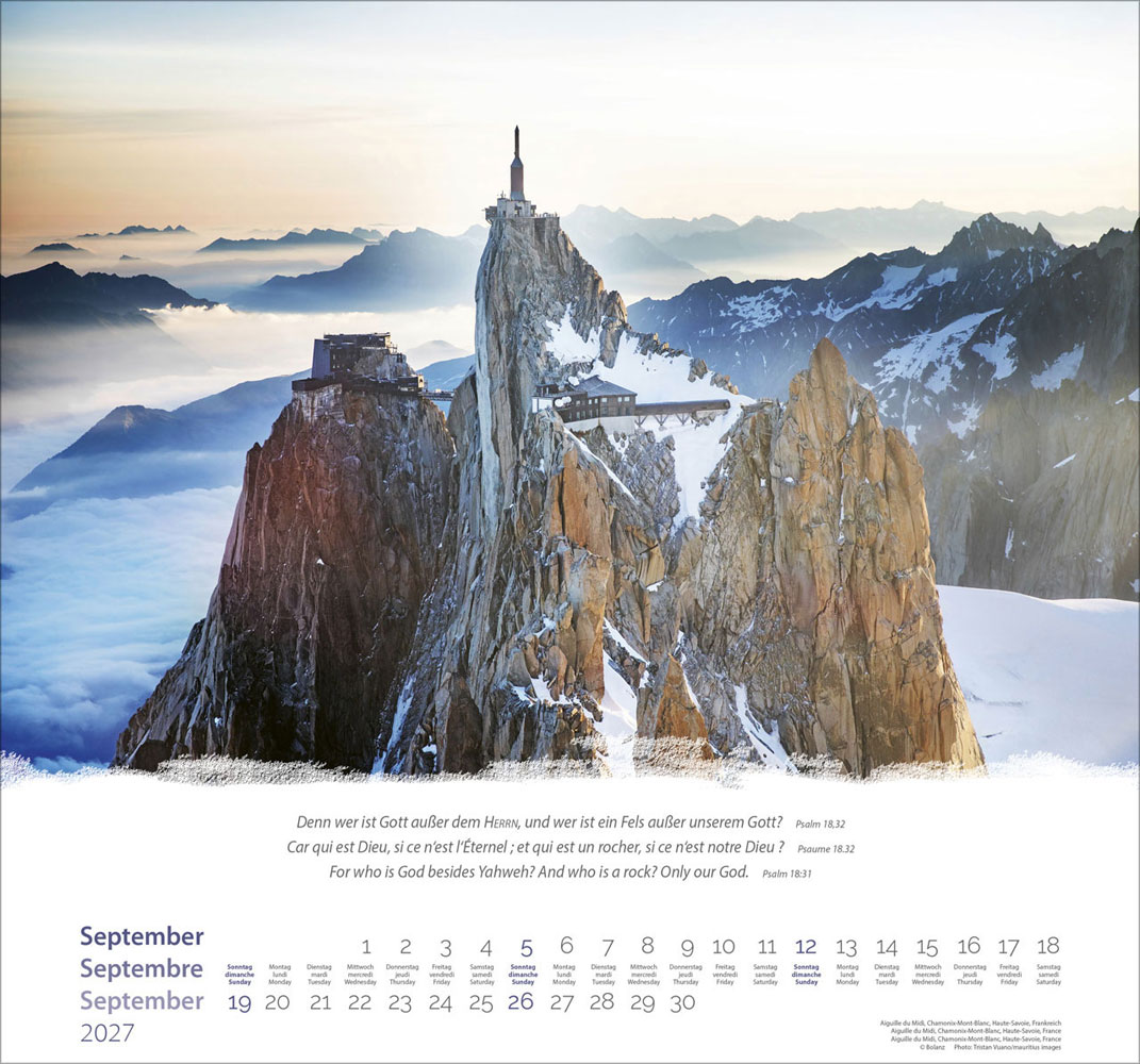 Berge 2027 - Wandkalender