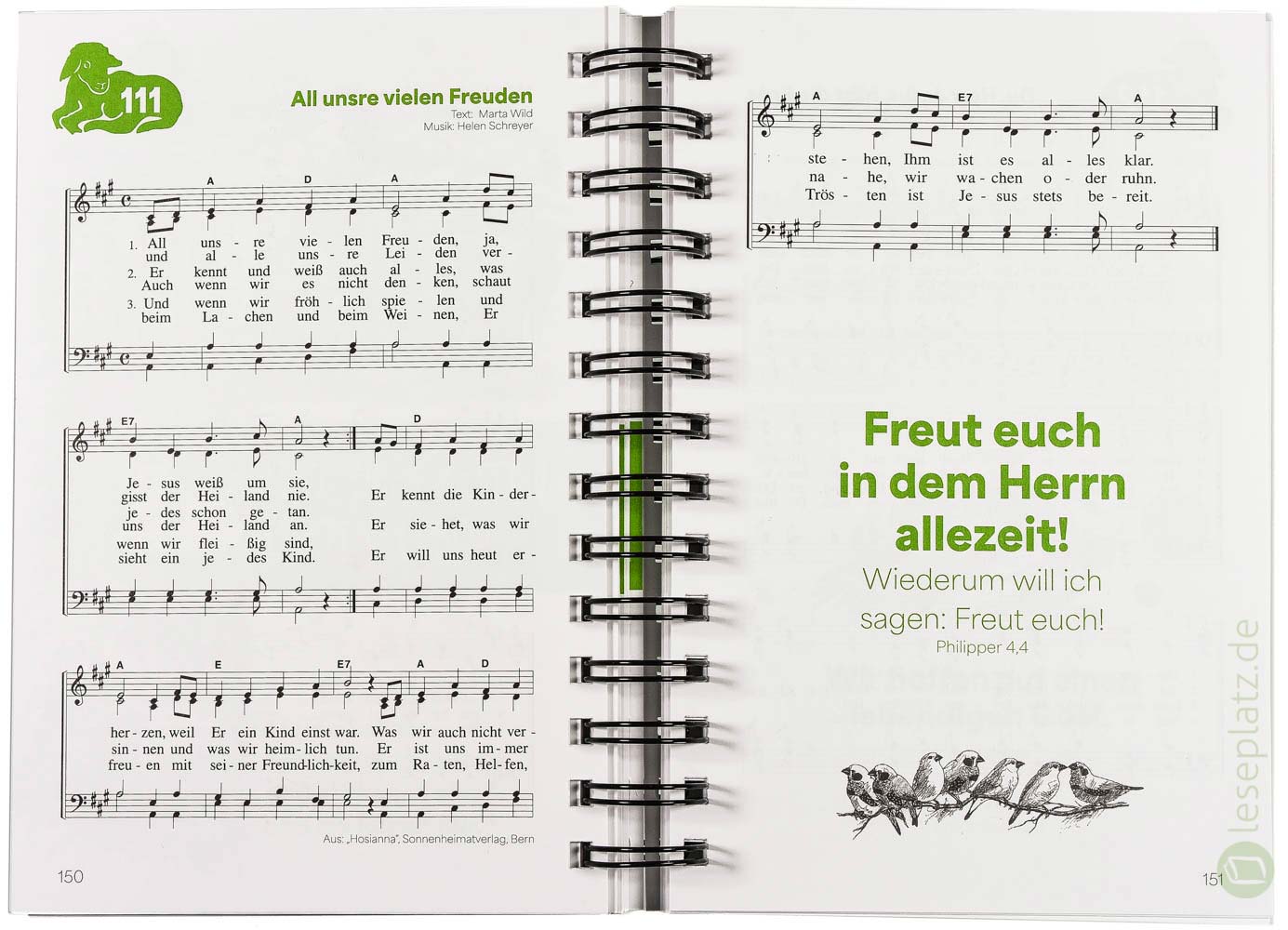 Singt froh dem Herrn! - Ringbuch