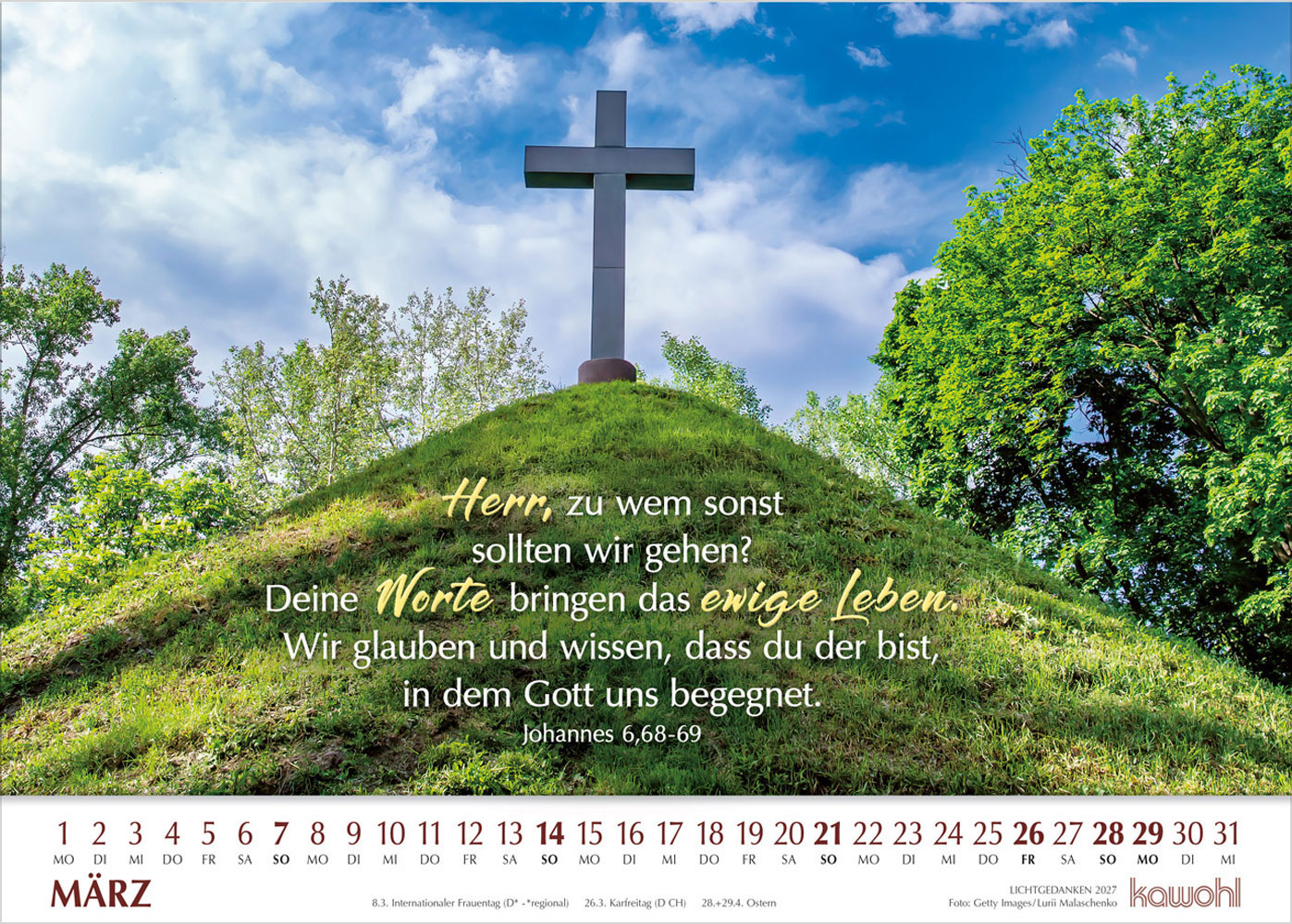 Lichtgedanken 2027 - Wandkalender