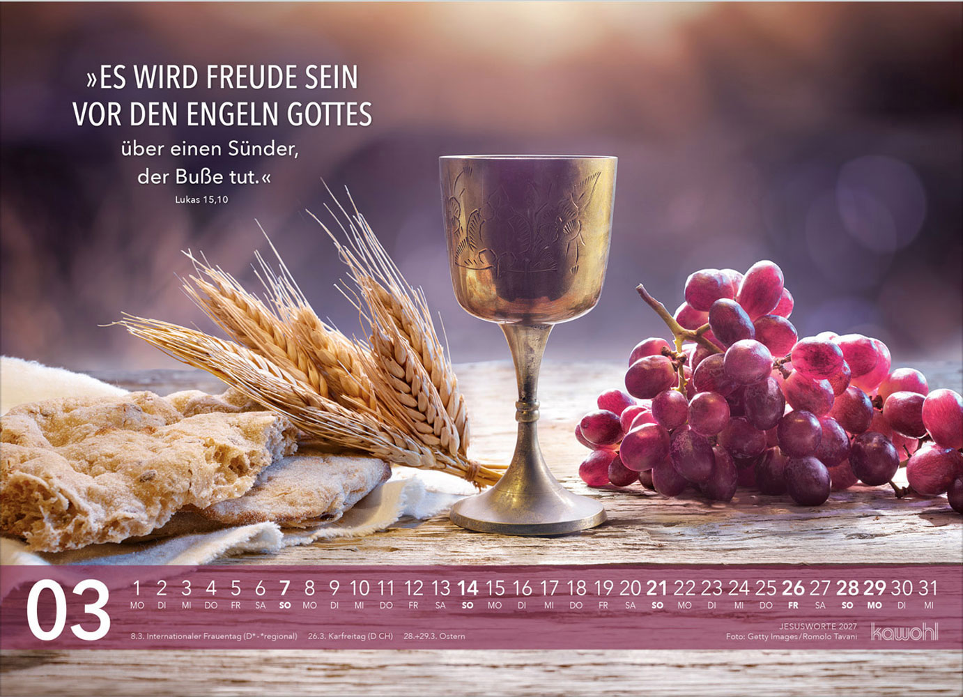 Jesus Worte 2027 - Wandkalender