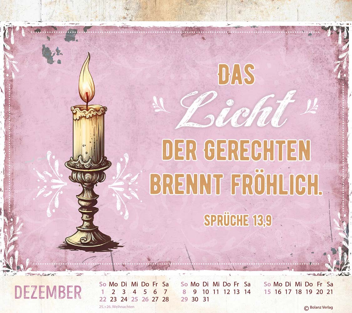 Starke Worte 2024 - Vintage - Tischkalender Starke Worte 2024 - Vintage - Tischkalender
