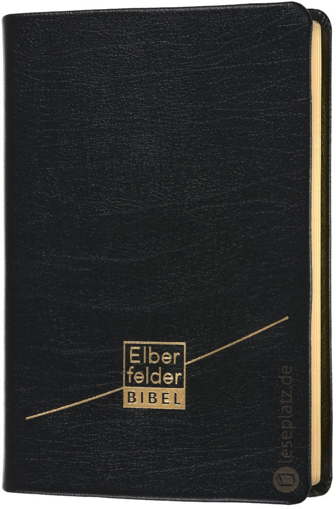 Elberfelder Bibel 2006 Standardausgabe - Leder schwarz mit Goldschnitt