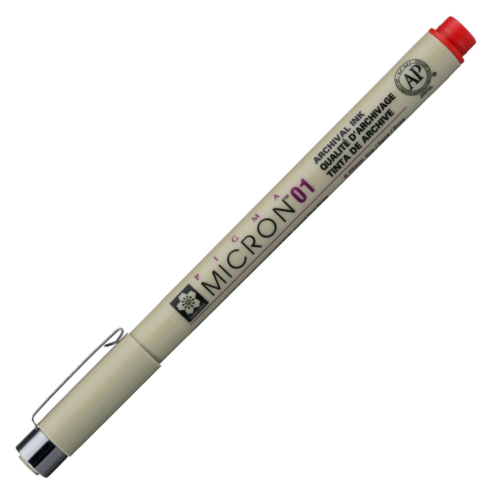 Fineliner Pigma Micron 01 - Rot