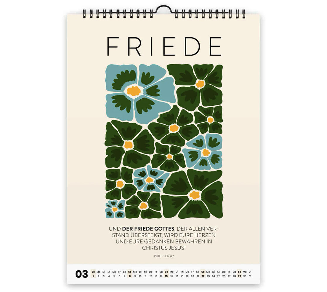 Die Frucht des Geistes - Wandkalender 2027