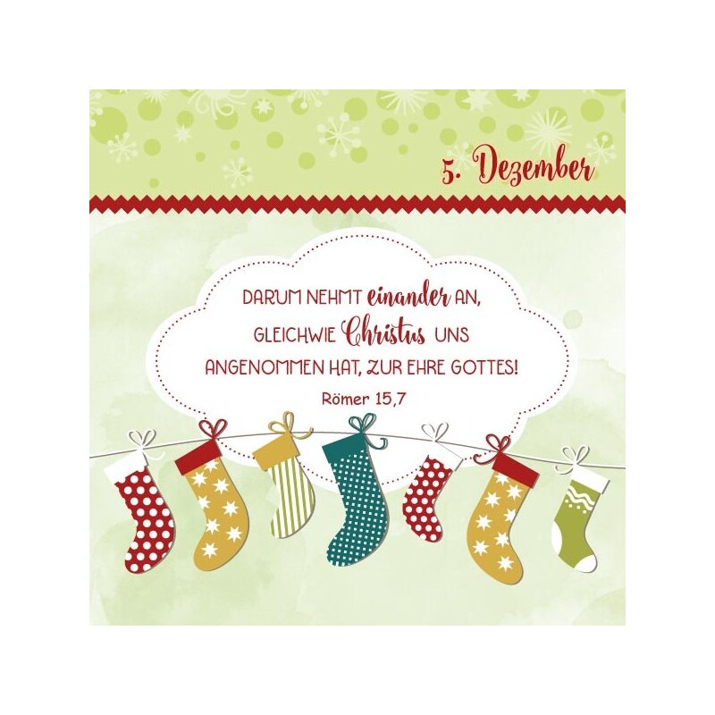 Fröhliche Weihnachtszeit - Miniaufstellbuch