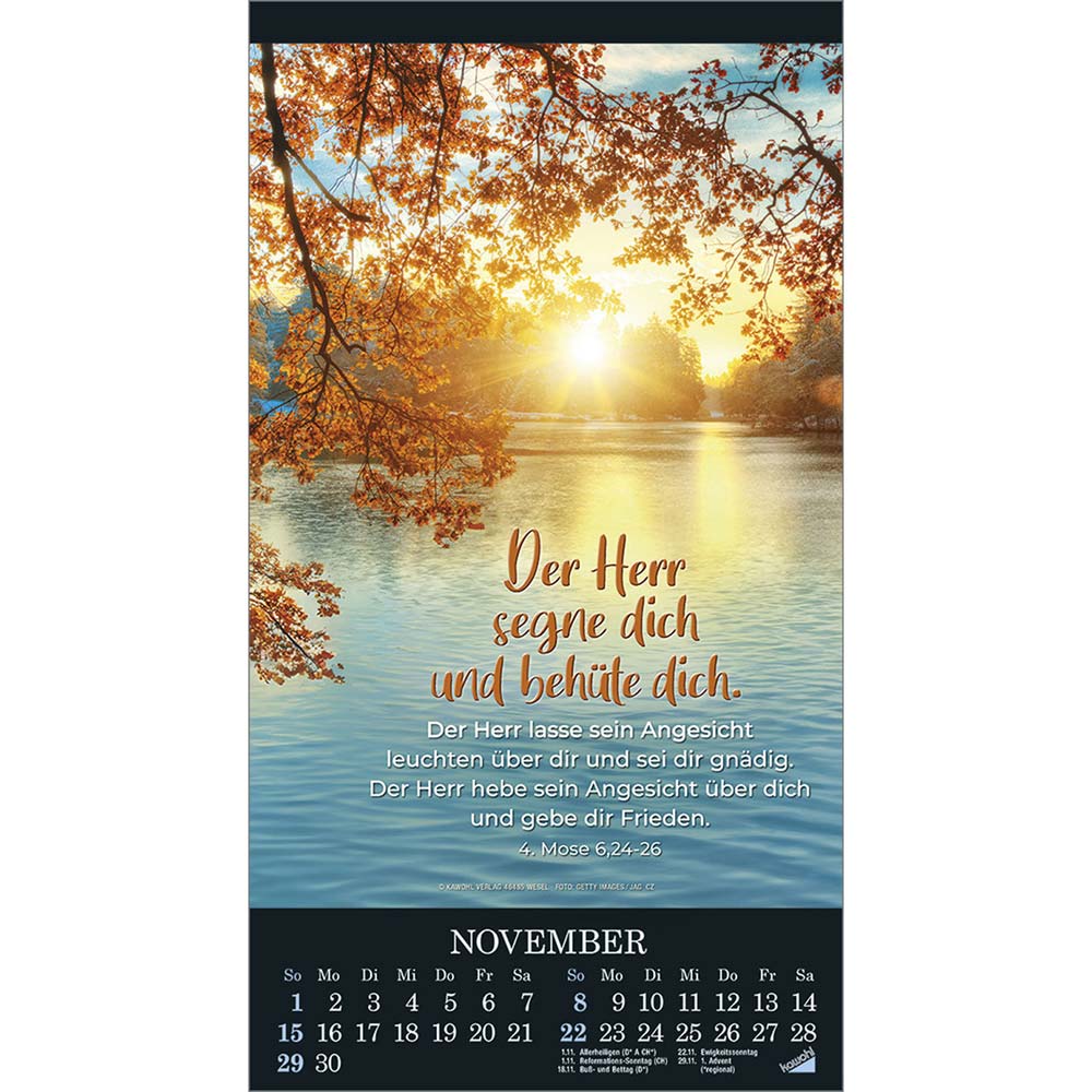 Die Wunder deiner Werke 2026 - Wandkalender