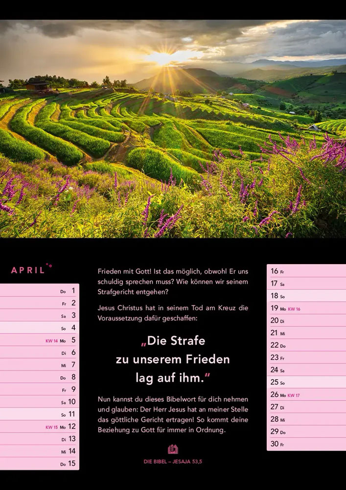 Licht zum Leben 2027 - Monatskalender