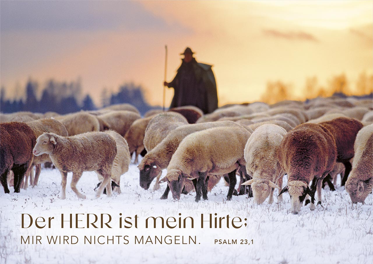 Postkartenbox "Psalm 23"