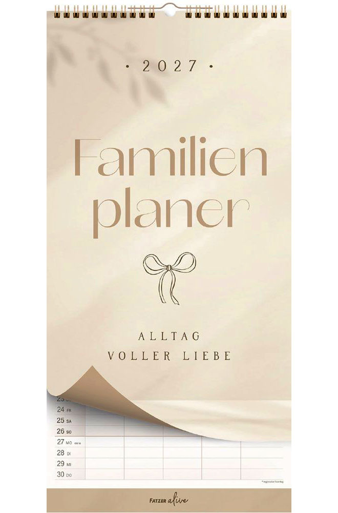 Alltag voller Liebe 2027 - Familienplaner