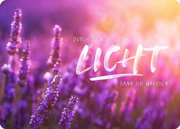 Postkarte - Big Blessing "Durch dein Licht"