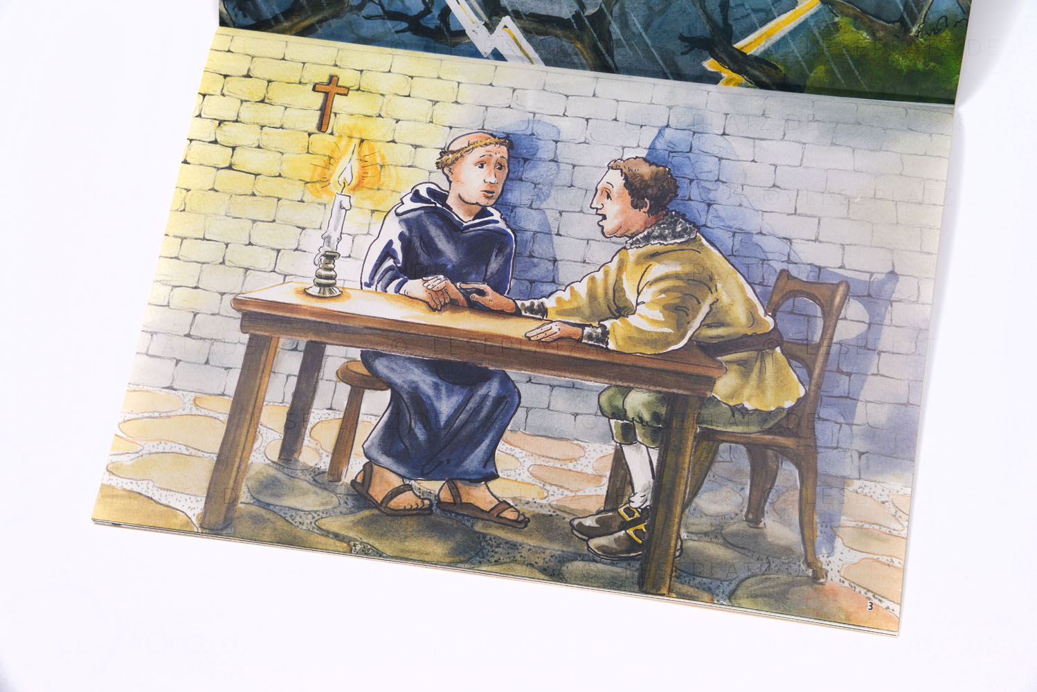 Martin Luther - Bilderheft mit Text und 12 farbigen Illustrationen, inkl. CD-ROM