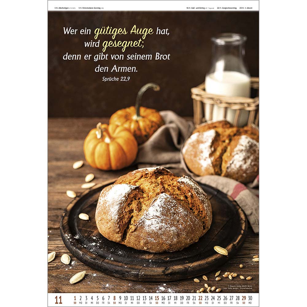 Gottes Wort - Licht auf dem Weg 2026 - Wandkalender