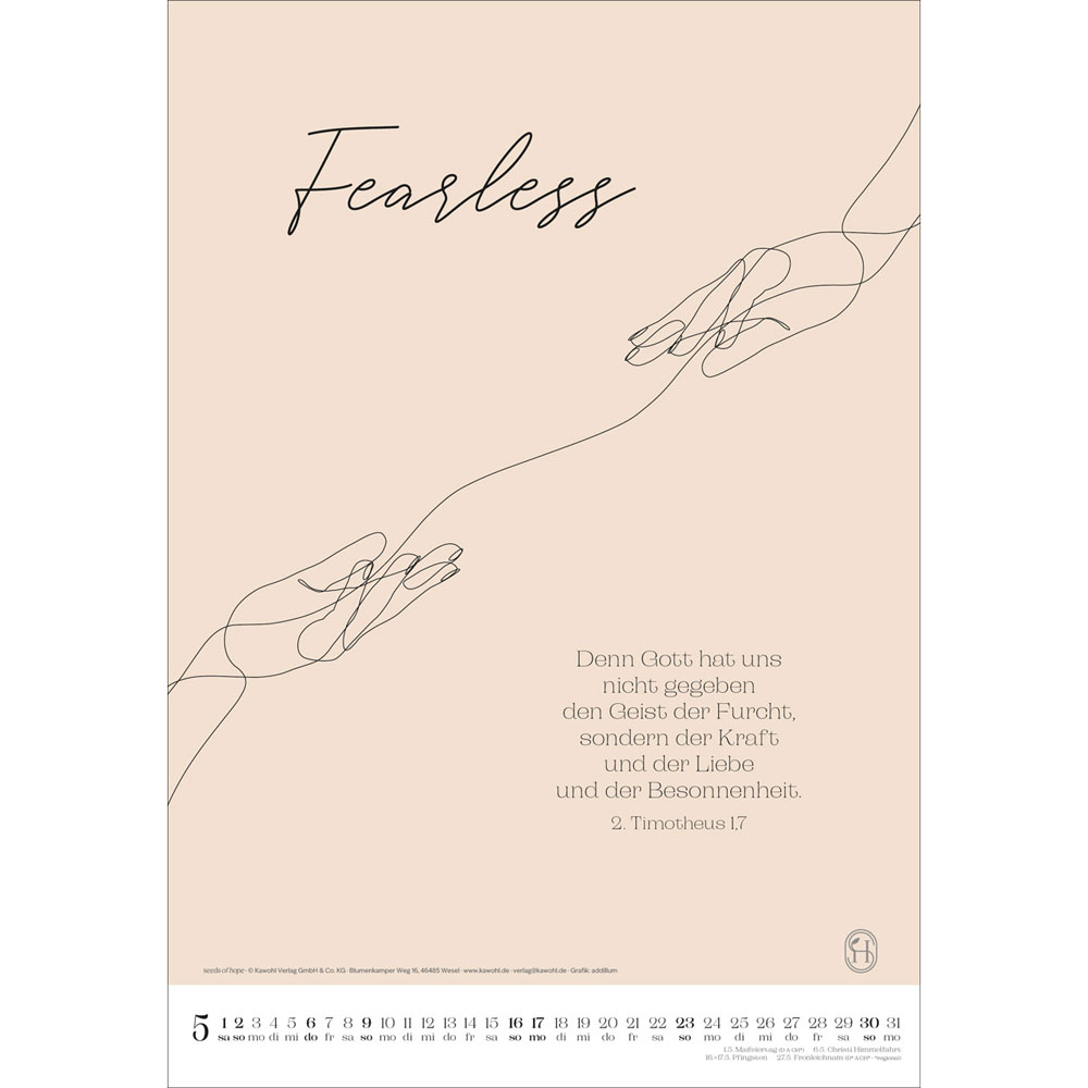 Wonderfully created 2027 - Wandkalender