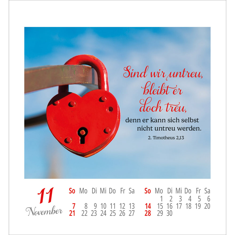 Lieblingsworte umgeben dich 2027 - Aufkleber-Kalender