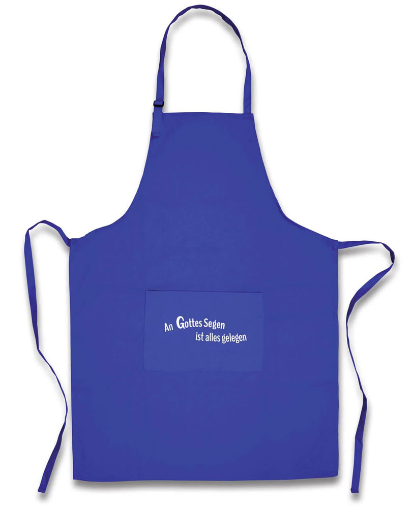 Kochschürze - blau