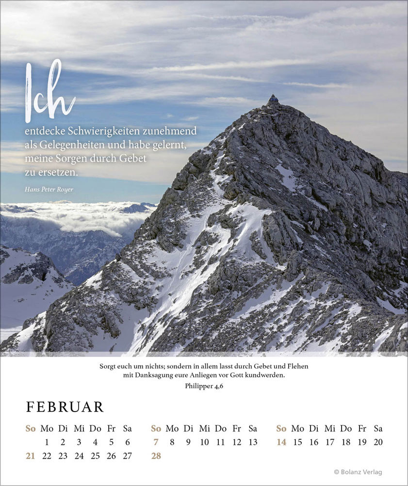Fels meiner Stärke 2027 - Tischkalender