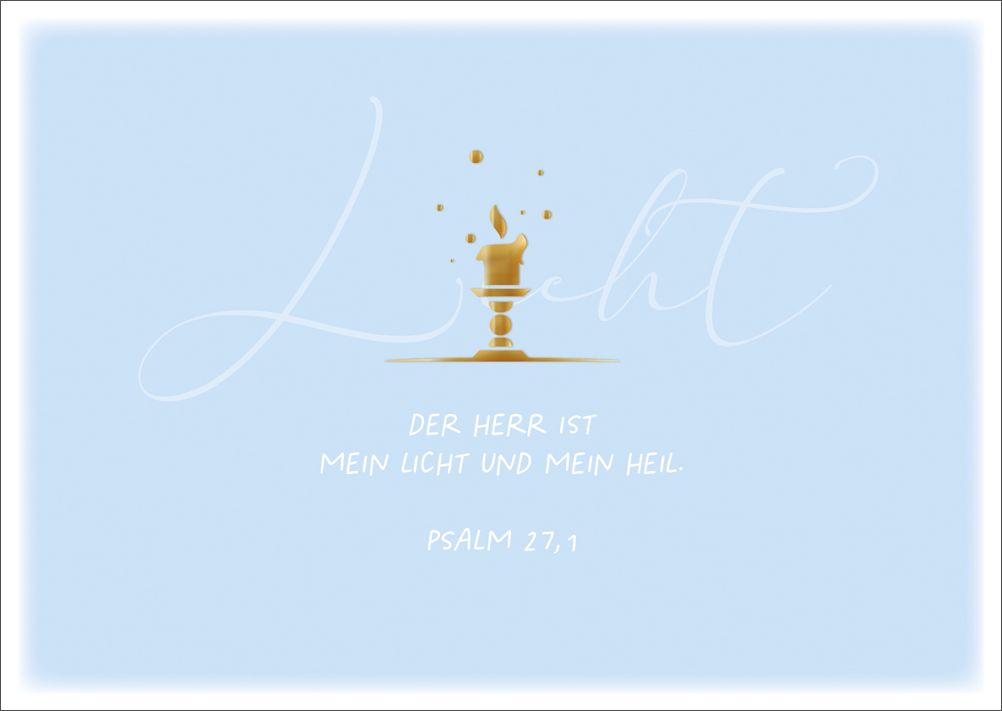 179731971 Postkarte "Kerzenlicht"