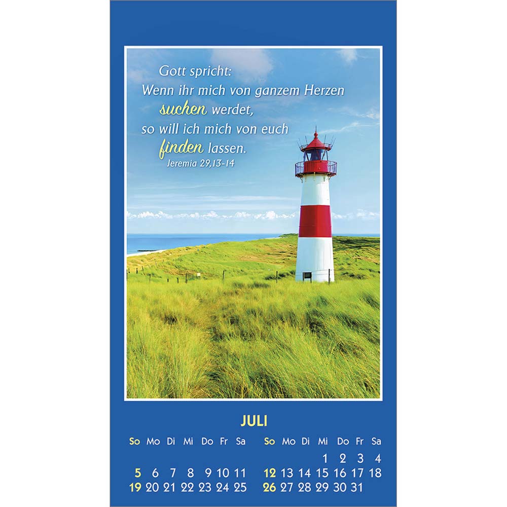 Gottes Wort - Licht für den Tag 2026 - Aufkleberkalender