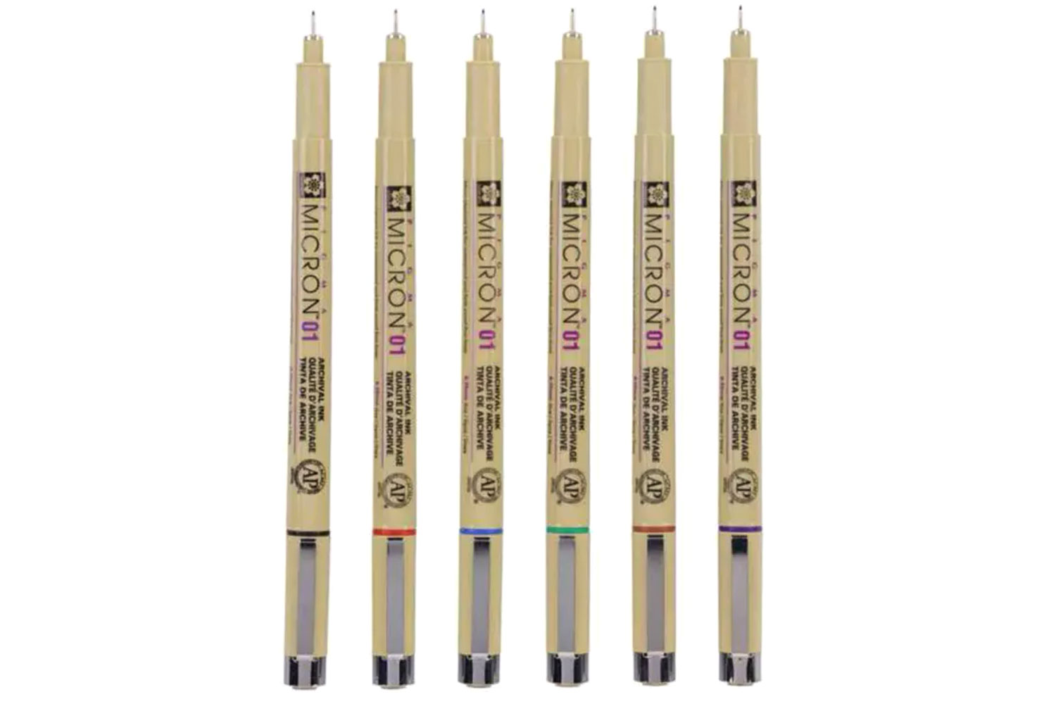 Fineliner Pigma Micron 01 - 6er-Set