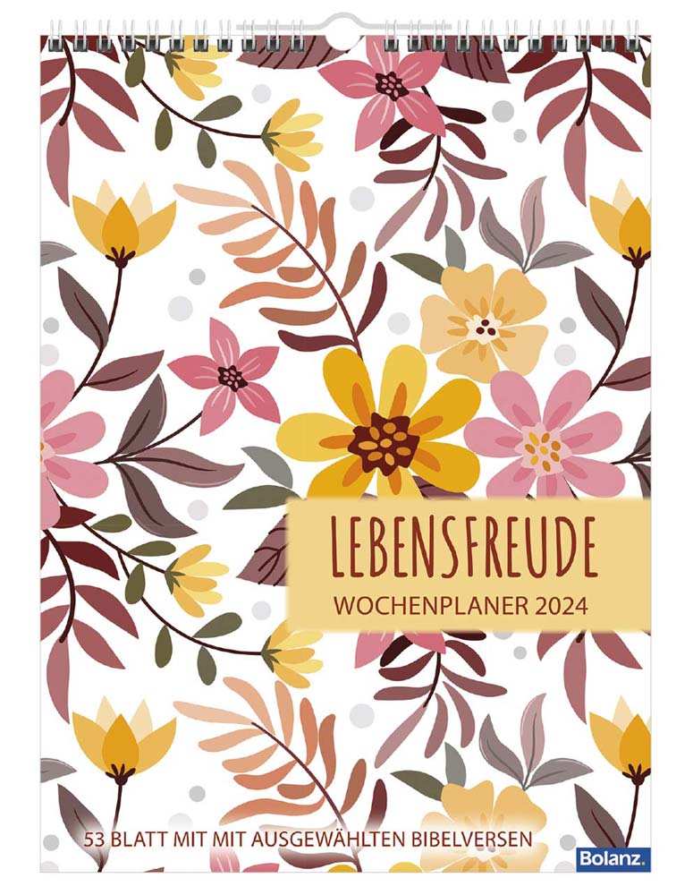 Lebensfreude 2024 - Wochenplaner