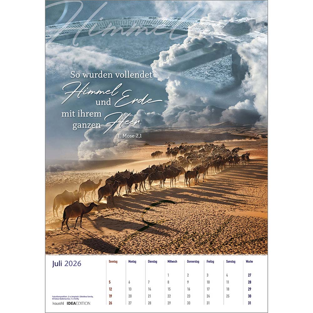 Auf seinem Weg 2026 - Wandkalender