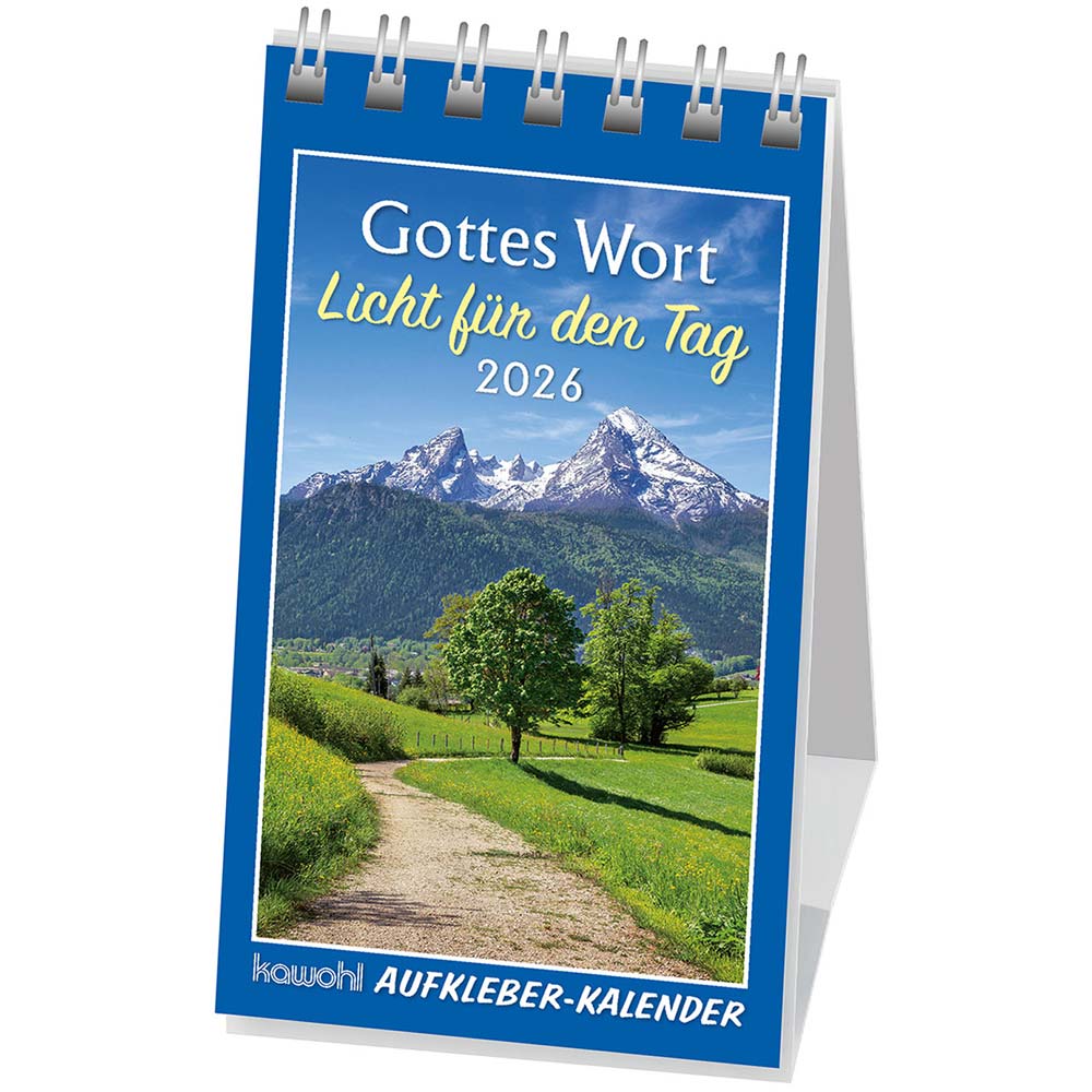 Gottes Wort - Licht für den Tag 2026 - Aufkleberkalender