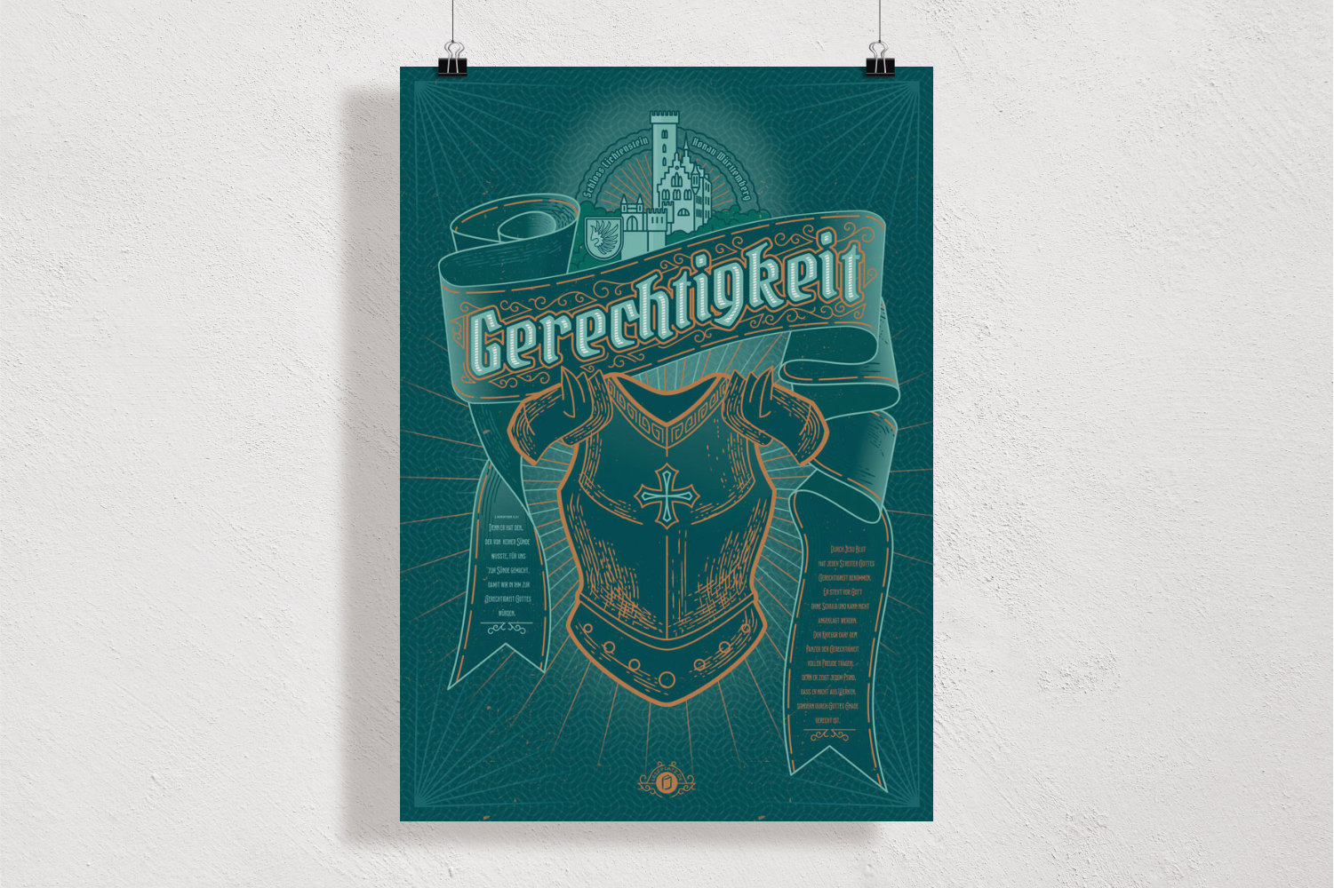 Poster "Panzer der Gerechtigkeit"