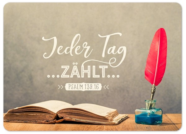 15-7125 Postkarte "Big Blessing - Jeder Tag zählt"