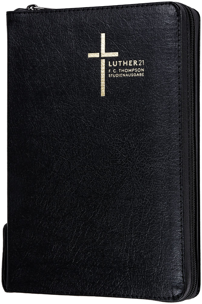 Luther21 - F.C.Thompson Studienausgabe - Standard - Lederfaserstoff schwarz