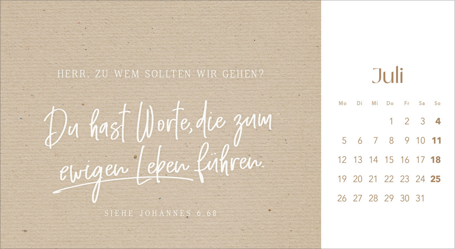 Leben in seiner Gegenwart 2027 - Postkartenkalender