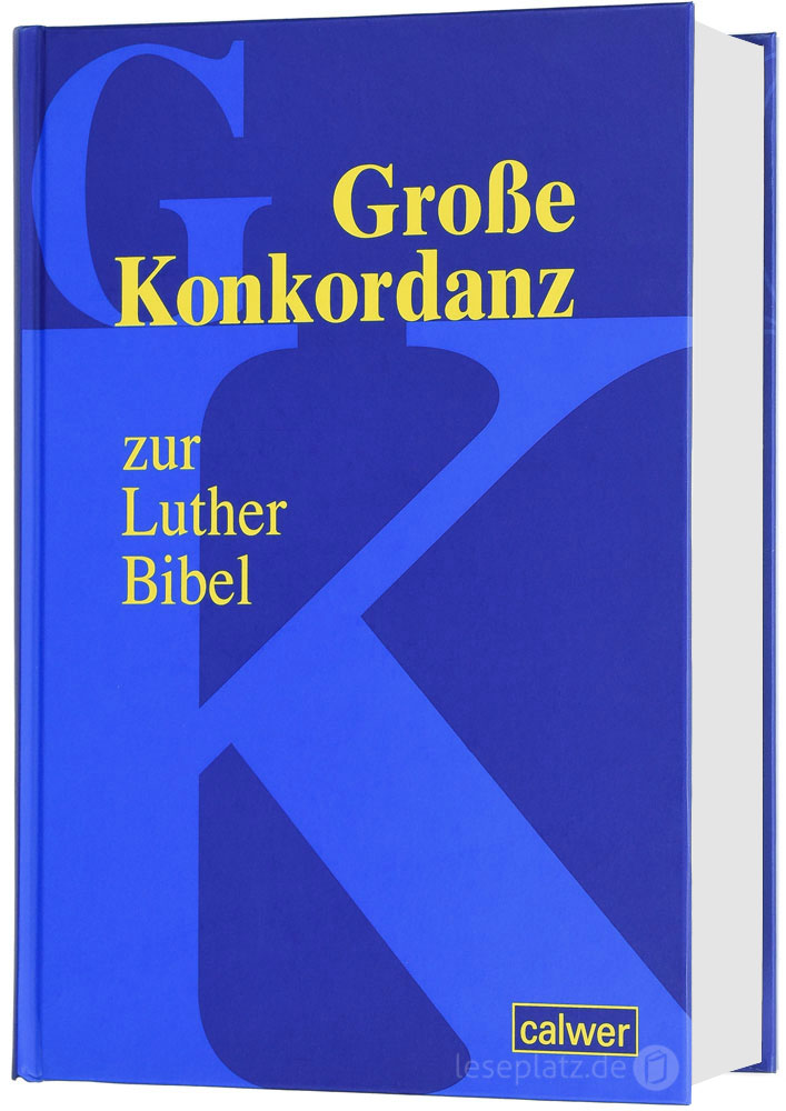 Große Konkordanz zur Lutherbibel