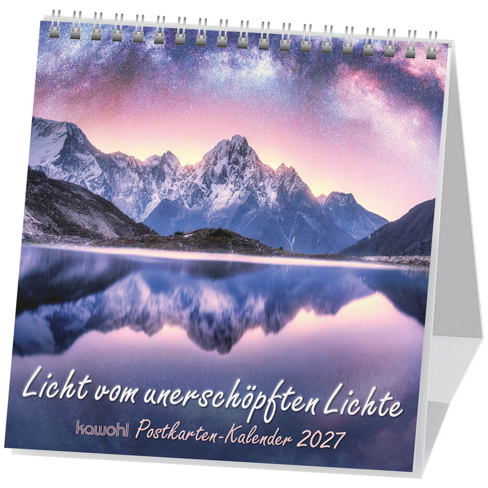 Licht vom unerschöpften Lichte 2027 - Postkartenkalender