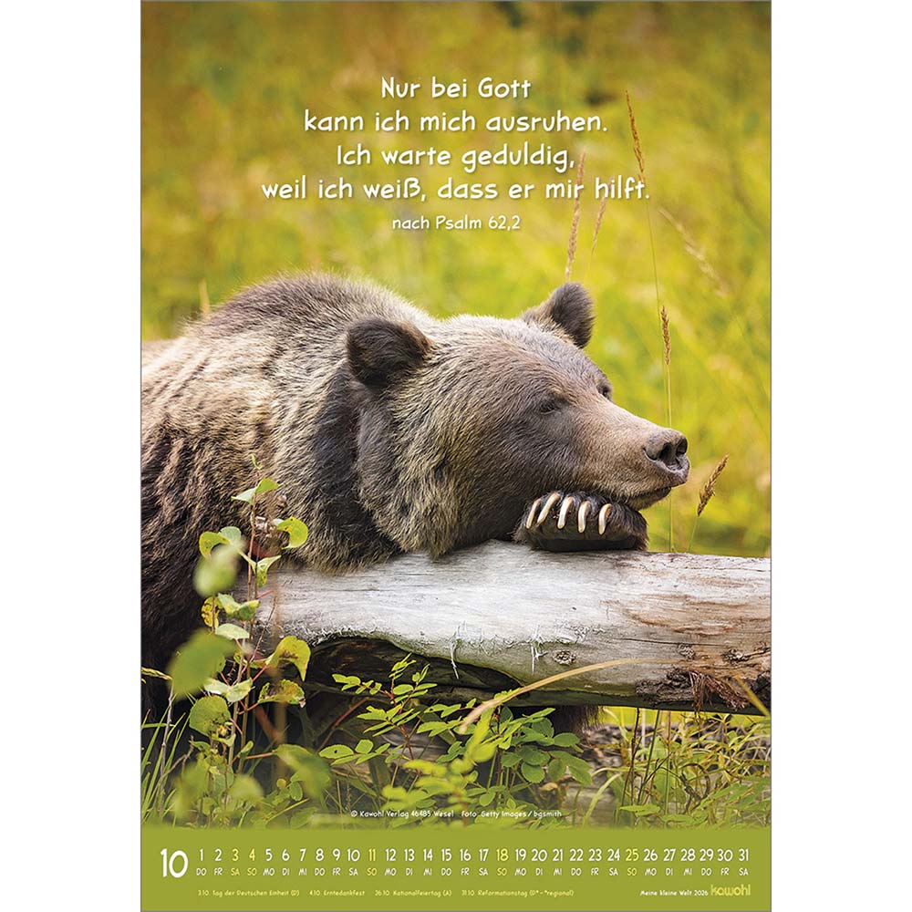 Meine kleine Welt 2026 - Wandkalender