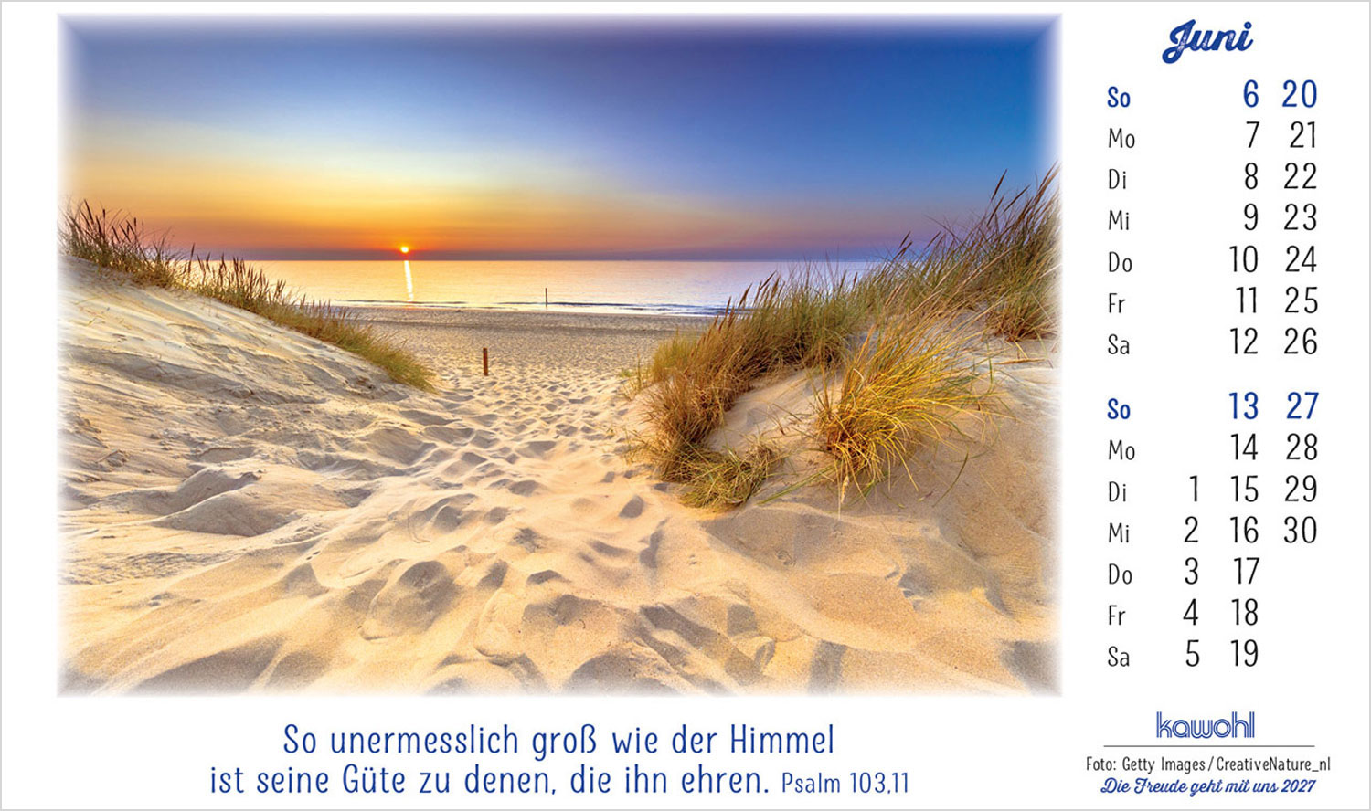 Die Freude geht mit uns 2027