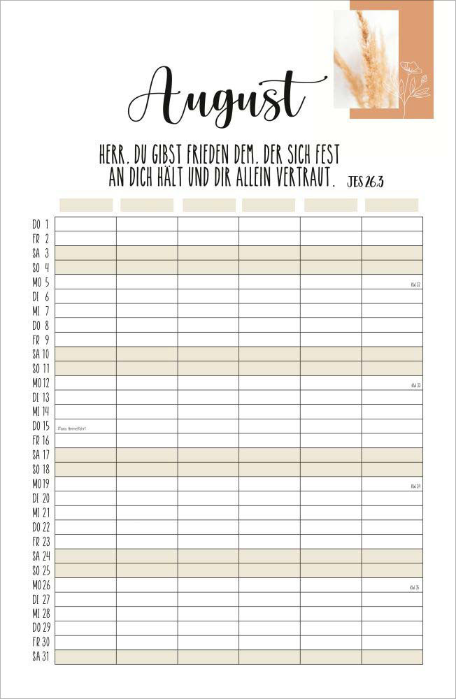 Familienkalender 2024 Familienkalender 2024
