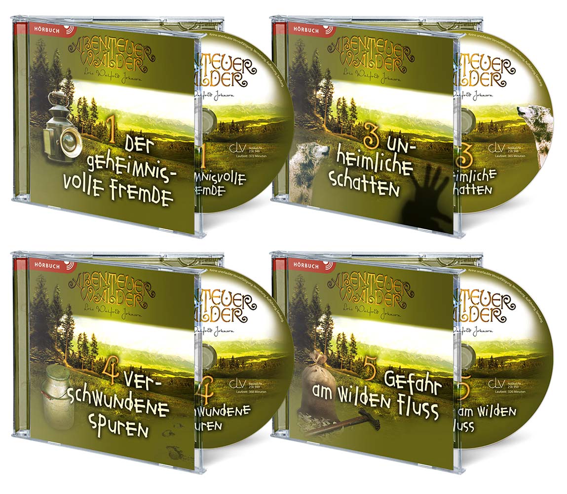 Hörbuch-Paket "Abenteuerwälder"