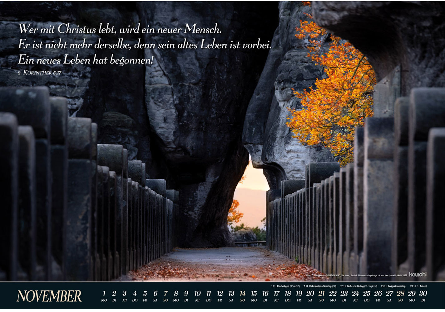 Atem der Unendlichkeit 2027 - Wandkalender
