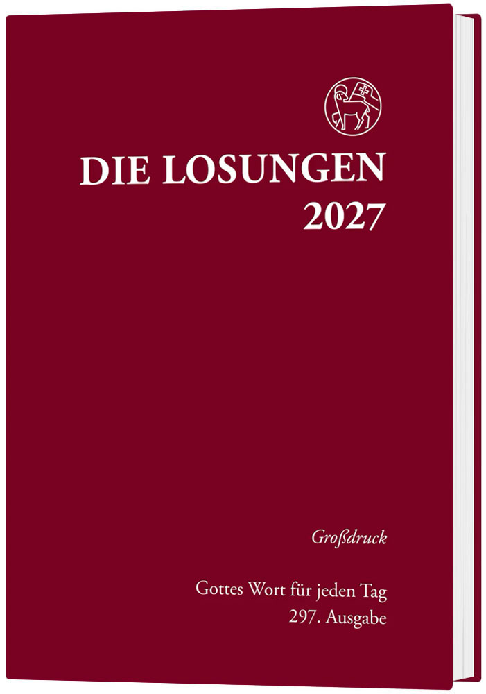 Losungen 2027 rot - Großdruck gebunden