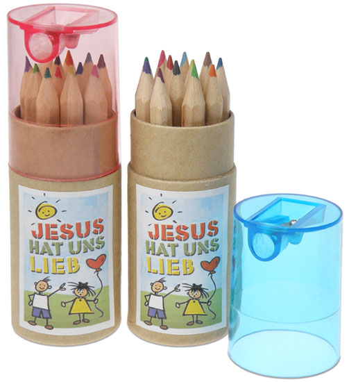 Mini-Stiftebox "Jesus hat uns lieb''