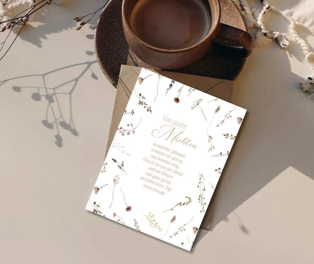 Faltkarte "Von guten Mächten"